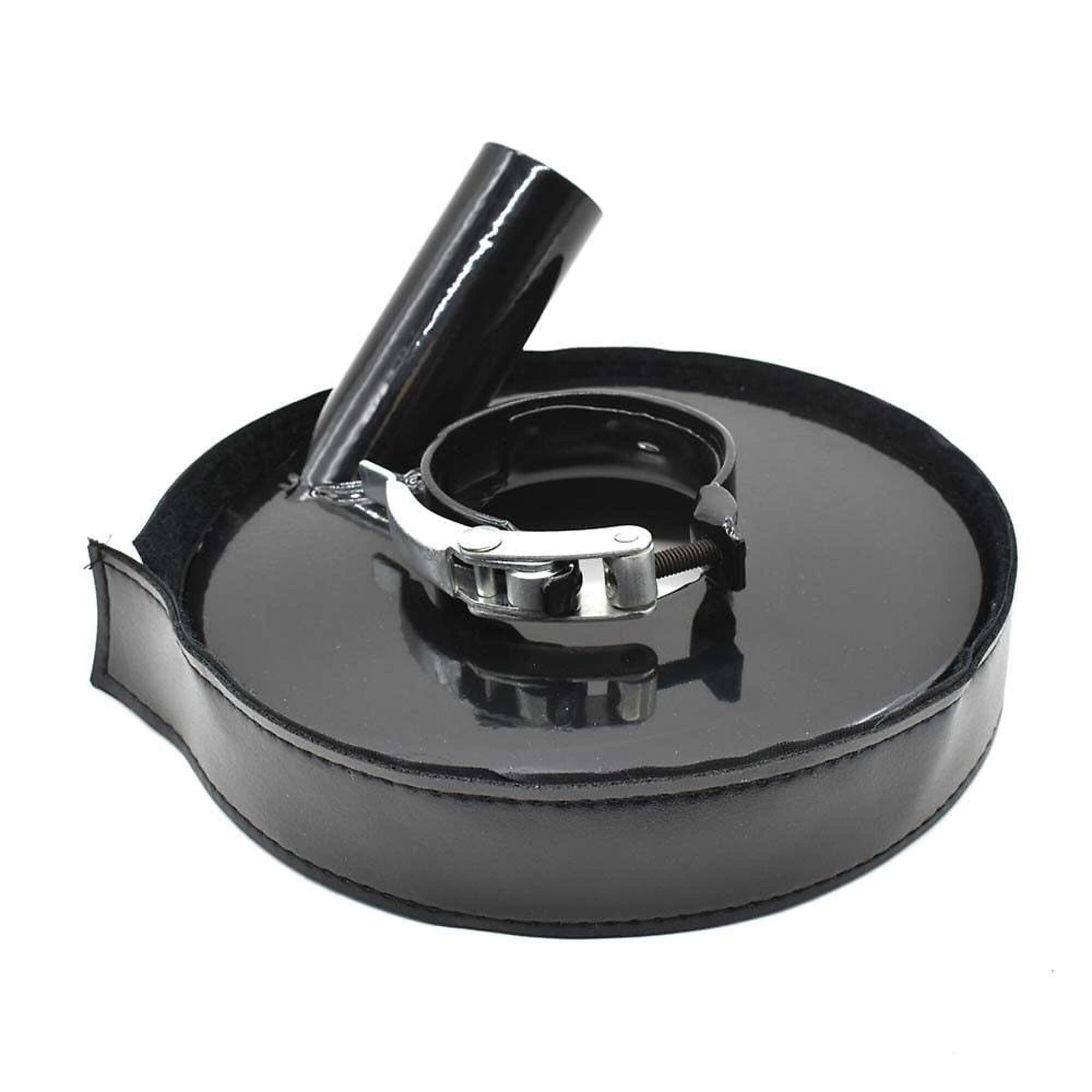 Hardin DS7SS 7 Inch Vacuum Metal Dust Shroud Cover with 2.5 Inch Grinder Neck ID Opening